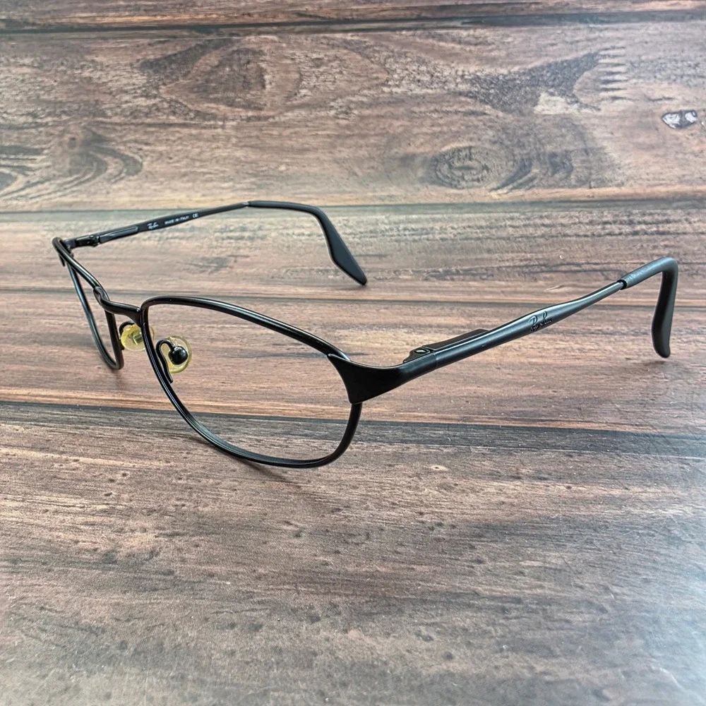Ray-Ban Highstreet RB 3023 Black Oval Metal Eyeglasses Frames W2963 Italy